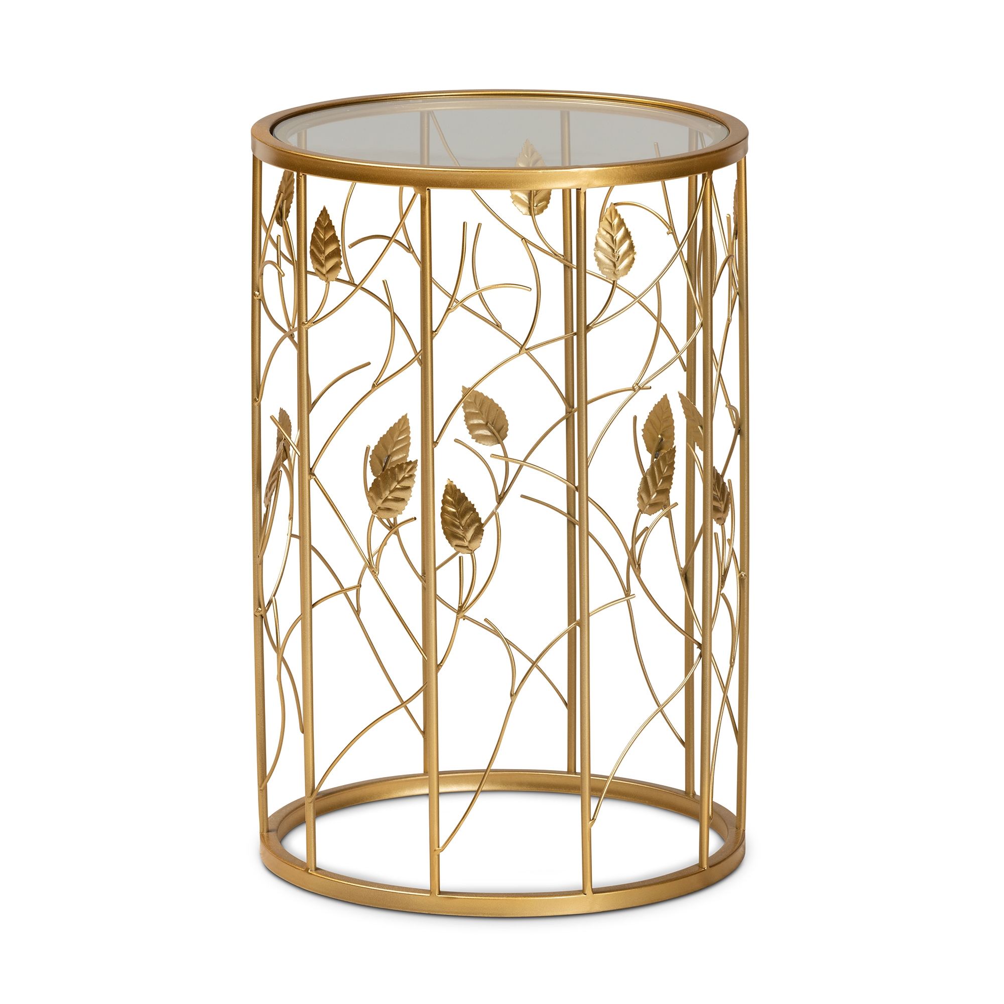 Gold leaf 2024 end table